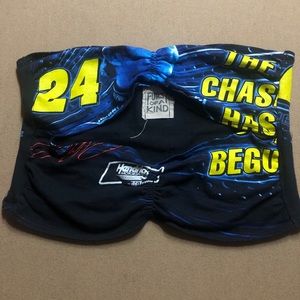 Furst of a kind graphic cut-out tube top